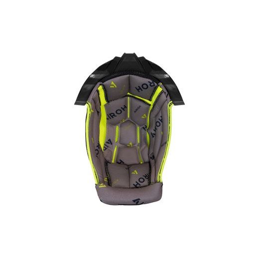 ASN KLOBOUK INTERIÉRU PRO PŘILBY TWIST 3, AIROH (ŠEDO-ŽLUTÝ, ČERNÝ)