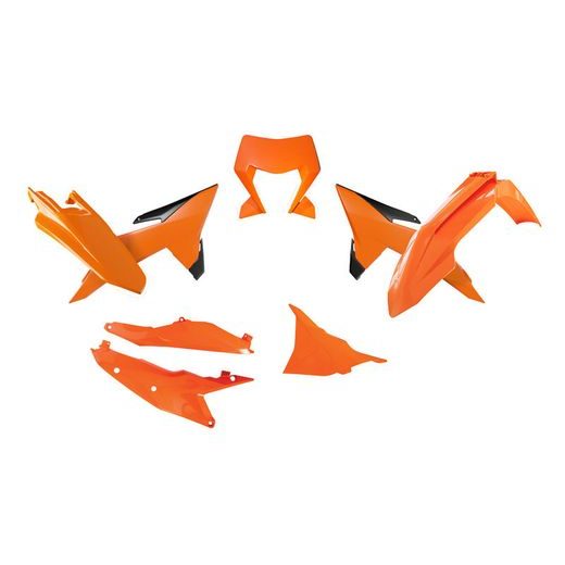 SADA PLASTOV KTM, RTECH (ORANŽOVÁ, 6 DIELOV)