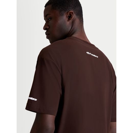 ALPINESTARS MANDATE OVERSIZED CSF – VOĽNOČASOVÉ MOTO TRIČKO (HNEDÁ)