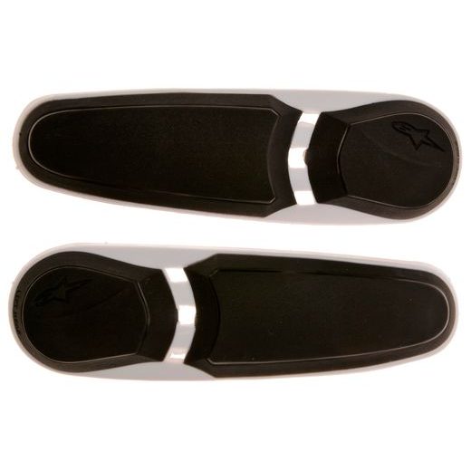 SLIDERY ŠPIČKY PRE TOPÁNKY SMX PLUS MODEL 2013/14, ALPINESTARS (BÍLÉ/ČERNÉ, PÁR)