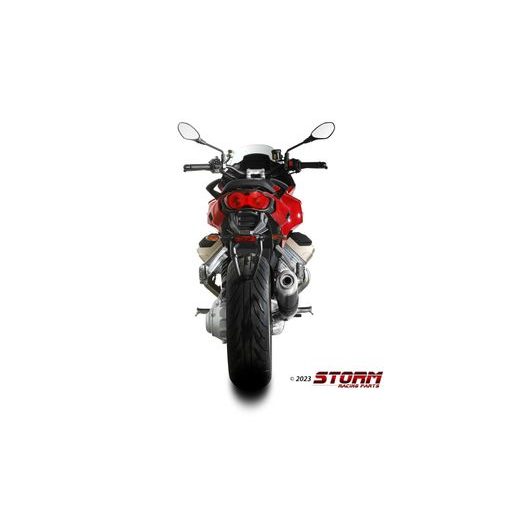 KONCOVKA VÝFUKU STORM OVAL M.015.LX1B ČIERNA NEREZOVÁ OCEĽ