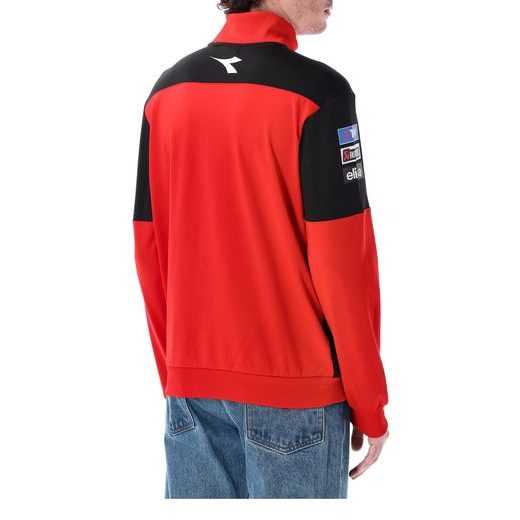 MIKINA NA ZIP TEAM DUCATI CORSE, (ČERVENÁ, ČIERNA)