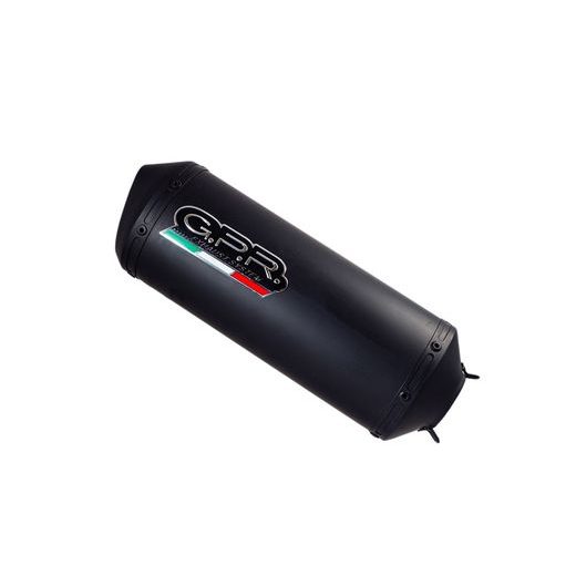 SLIP-ON EXHAUST GPR GHISA S.78.GHI MATTE BLACK INCLUDING REMOVABLE DB KILLER AND LINK PIPE