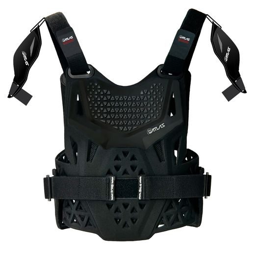CHRÁNIČ HRUDNÍKA + RAMENA ATLAS CHARGER PEEWEE CE L1, PREDŠKOLÁK (ČIERNA)