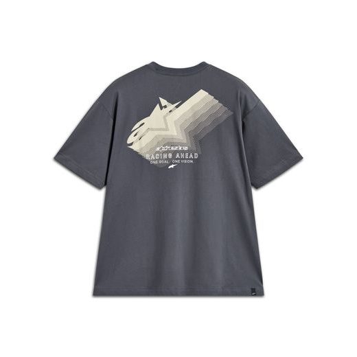 ALPINESTARS GHOST OVERSIZED CSF – VOĽNOČASOVÉ MOTO TRIČKO (TMAVO SIVÁ)