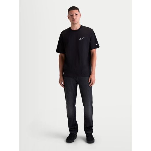 ALPINESTARS MANDATE OVERSIZED CSF – VOĽNOČASOVÉ MOTO TRIČKO (ČIERNA)