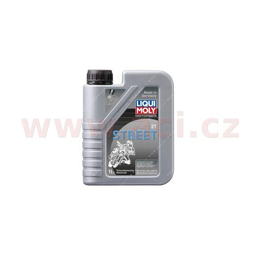 LIQUI MOLY MOTORBIKE 2T STREET, POLOSYNTETICKÝ MOTOROVÝ 2T OLEJ 1 L