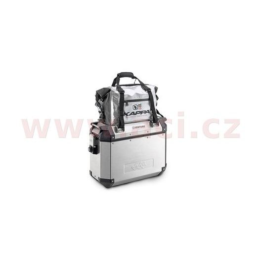 SADA BOČNÝCH KUFROV K-MISSION - 36L, KAPPA (STRIEBORNÉ, HLINÍK, 49,5X38,7X24,6 CM)