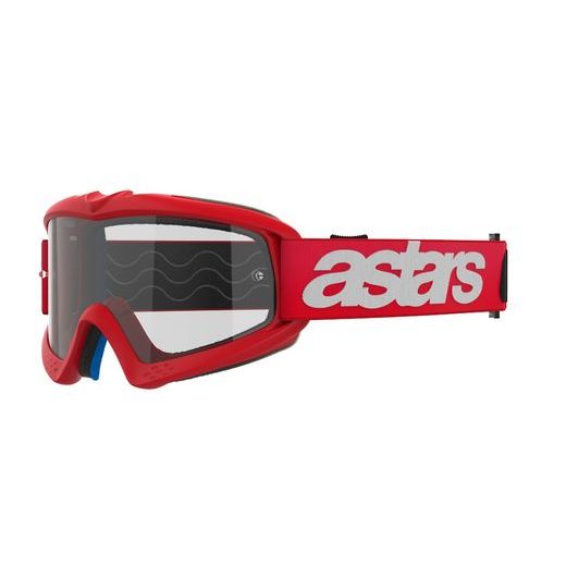 ALPINESTARS VISION YOUTH BLAZE – DETSKÉ MOTOKROSOVÉ OKULIARE NA MX A ENDURO (ČERVENÁ, ČÍRE PLEXI) 2025