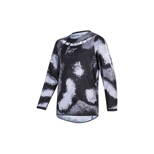 ALPINESTARS FLUID LAHND YOUTH – DETSKÝ MOTOKROSOVÝ DRES NA MX A ENDURO (STUPŇA ŠEDI/CAMO) 2026