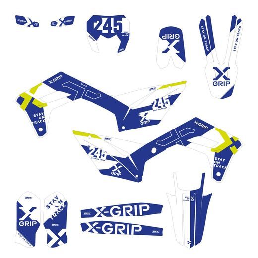 SÚPRAVA POLEPOV MOTOCYKLA X-GRIP – SHERCO SE-R 125 (2017 - 2023) A ĎALŠIE MODELY