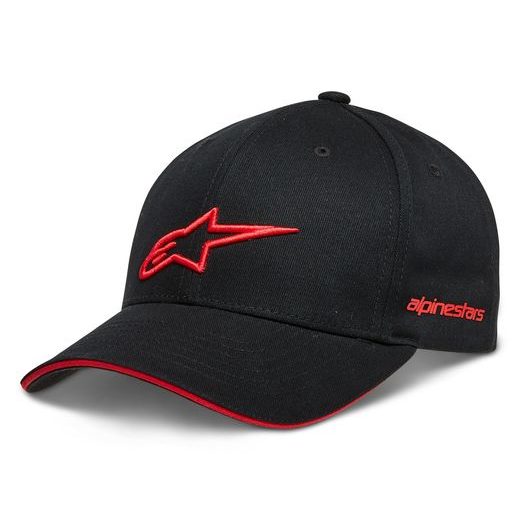 ŠILTOVKA ROSTRUM HAT, ALPINESTARS (ČERNÁ/ČERVENÁ)