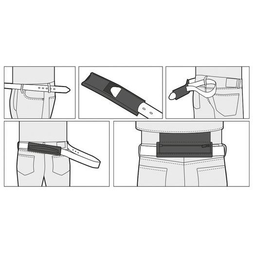 ADAPTÉR PRE PRIPOJENIE KALHOT S BUNDOU, PREVLEK PÁSKU SA ZIPSOM, OXFORD