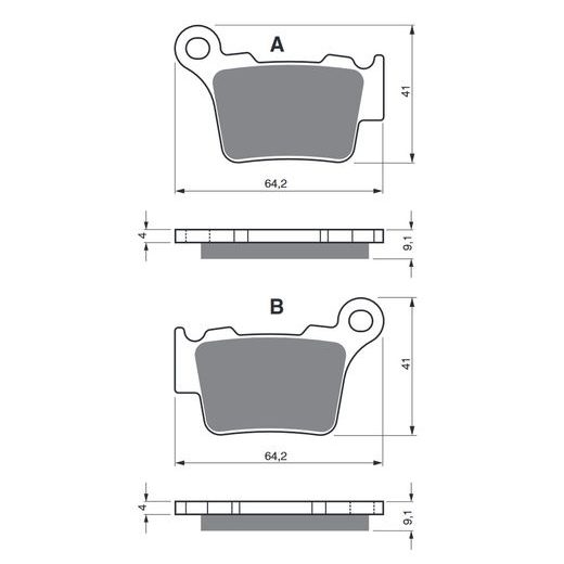 BRZDOVÉ OBLOŽENIE GOLDFREN 191 K5