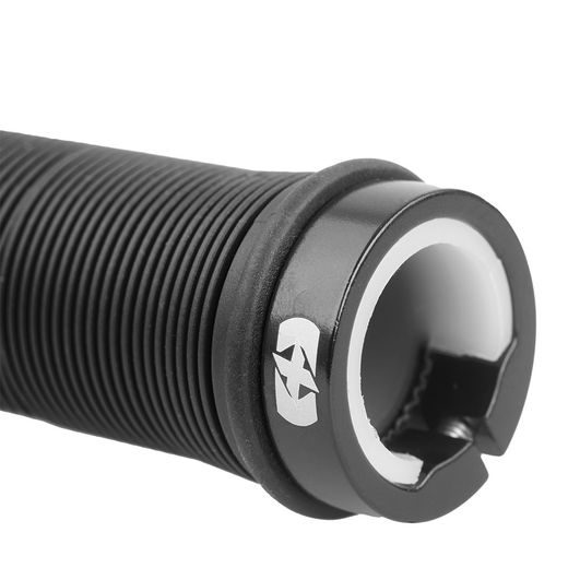 GRIPY DRIVER MTB LOCK-ON SA ŠROUBOVACÍMI OBJÍMKAMI, OXFORD (ČIERNA, DĹŽKA 130 MM, 1 PÁR)