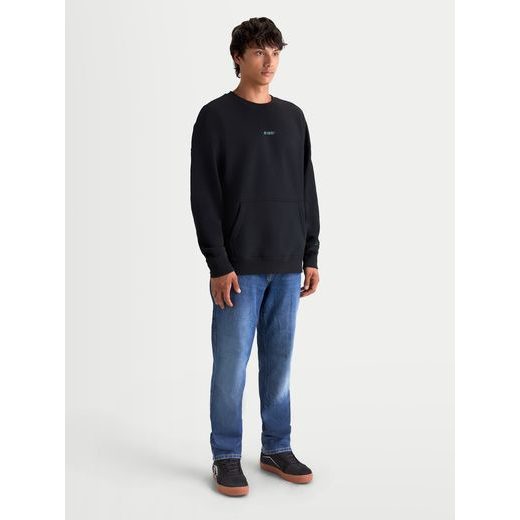 ALPINESTARS GUISE OVERSIZED CREW – VOĽNOČASOVÁ MOTO MIKINA (ČIERNA)