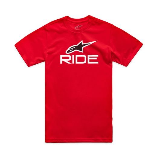 ALPINESTARS RIDE 4.0 CSF – VOĽNOČASOVÉ MOTO TRIČKO (ČERVENÁ/BIELA/ČIERNA)