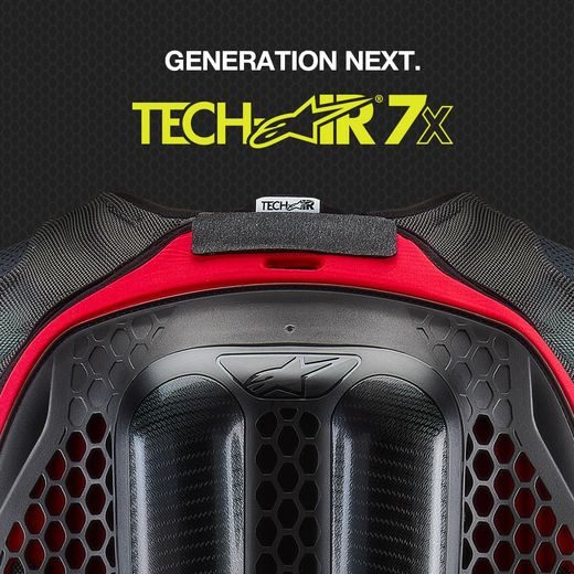 ALPINESTARS AIRBAGOVÁ VESTA TECH-AIR®7X SYSTÉM – AIRBAGOVÝ SYSTÉM NA MOTORKU (ČIERNA/ČERVENÁ) 2025