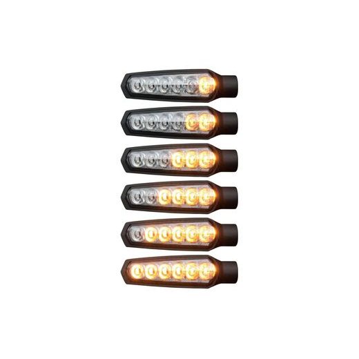 SEKVENČNÉ LED SMEROVKY STELLAR-2 (SADA 2 KS), DAYTONA