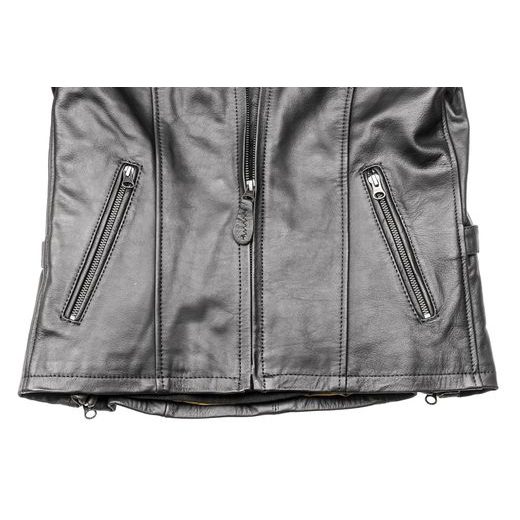 KOŽENÁ BUNDA MACK DÁMSKA, SPIDI (ČIERNA)