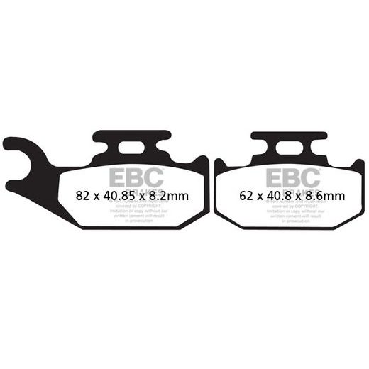 BRZDOVÉ OBLOŽENIE EBC FA414R