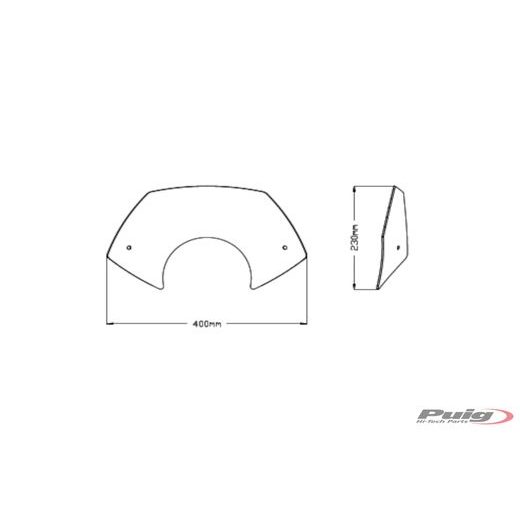 PLEXI NA MOTORKU PUIG GTS SPORT 20500H SMOKE