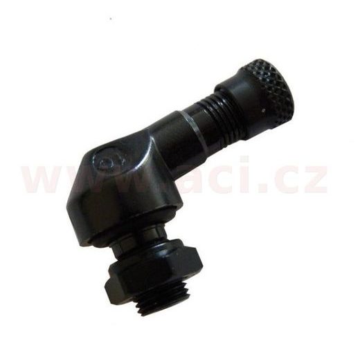 VENTIL BEZDUŠOVÝ MOTO, ČIERNY, SM-01, PR. 8,3 MM ALU