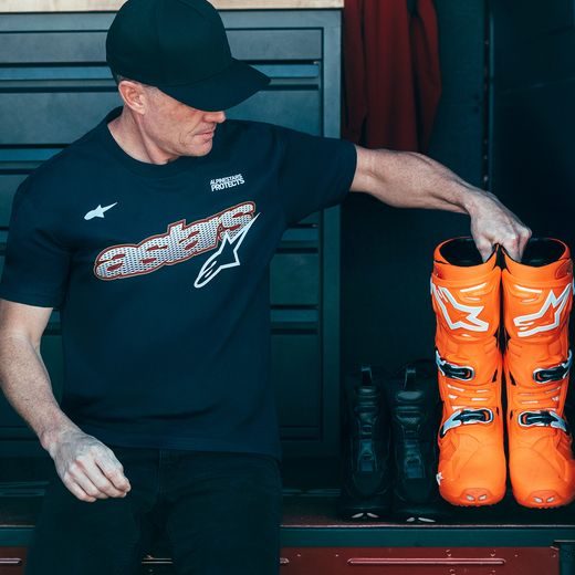ALPINESTARS CYPRESS CSF – VOĽNOČASOVÉ MOTO TRIČKO (MODRÁ)