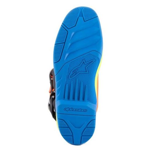 TOPÁNKY TECH 5, ALPINESTARS (ORANŽOVÁ FLUO/ŽLUTÁ FLUO/MODRÁ/ČERNÁ) 2023