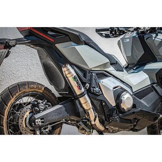 SLIP-ON EXHAUST GPR DEEPTONE H.245.DE BRUSHED STAINLESS STEEL INCLUDING REMOVABLE DB KILLER AND LINK PIPE