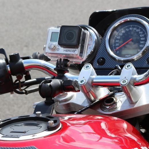 KOMPLETNÉ SESTAVA DRŽIAKU AKČNÍCH KAMER NA VIEČKO NÁDRŽE, RAM MOUNTS