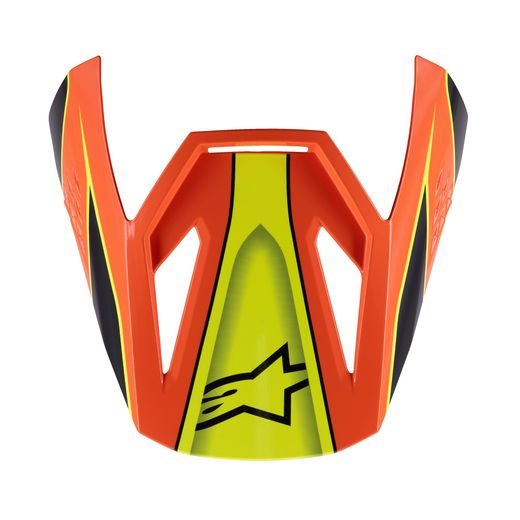 KŠILT PRO PŘILBY S-M3 FRAY, ALPINESTARS (ČERNÁ/ORANŽOVÁ/ŽLUTÁ FLUO/TYRKYSOVÁ)