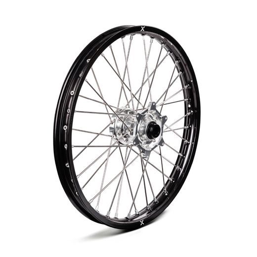 KOMPLETNÉ KOLESO V2 X-GRIP – 21" X 1,6", ČIERNA/STRIEBORNÁ – BETA RR 125 (2019 - 2023) A ĎALŠIE MODELY