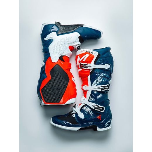 ALPINESTARS TECH 7 LIMITOVANÁ EDÍCIA UNITY – MOTOKROSOVÉ A ENDURO TOPÁNKY (MOTO ČIŽMY) (ČERVENÁ/BIELA/MODRÁ) 2026