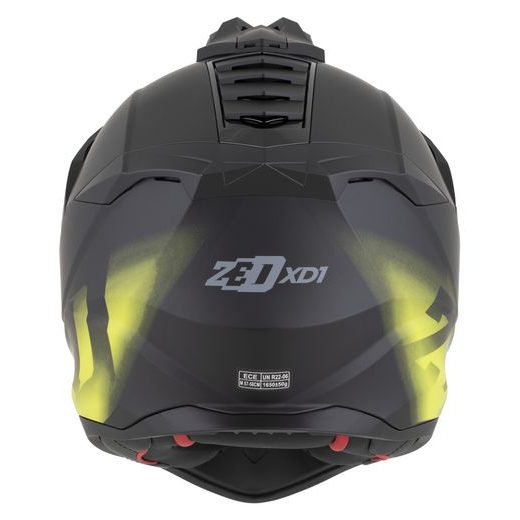 PRILBA XD1, ZED (ČIERNA MATNÁ/ŽLTÁ FLUO) 2026