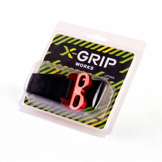 PREDNÝ ZDVÍHACÍ POPRUH SO SKRUTKAMI X-GRIP – ČERVENÁ