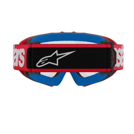 ALPINESTARS VISION YOUTH BLAZE – DETSKÉ MOTOKROSOVÉ OKULIARE NA MX A ENDURO (ČERVENÁ, ČÍRE PLEXI) 2025