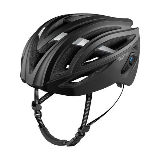 CYKLO PRILBA S HEADSETOM R2, SENA (MATNÁ ČIERNA)