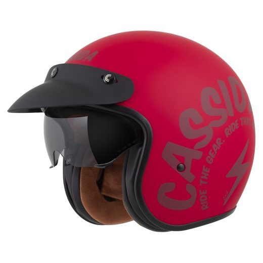 PRILBA OXYGEN 2.0 GEAR, CASSIDA (ČERVENÁ MATNÁ/TMAVO ČERVENÁ) 2025
