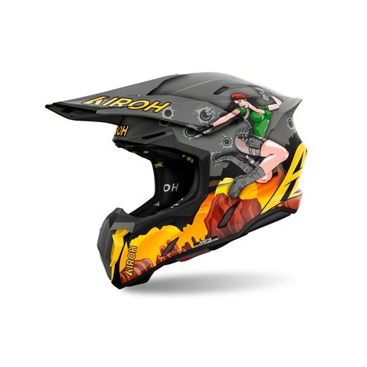 PRILBA TWIST 3 ADVENTURE, AIROH (LESKLÁ) 2025