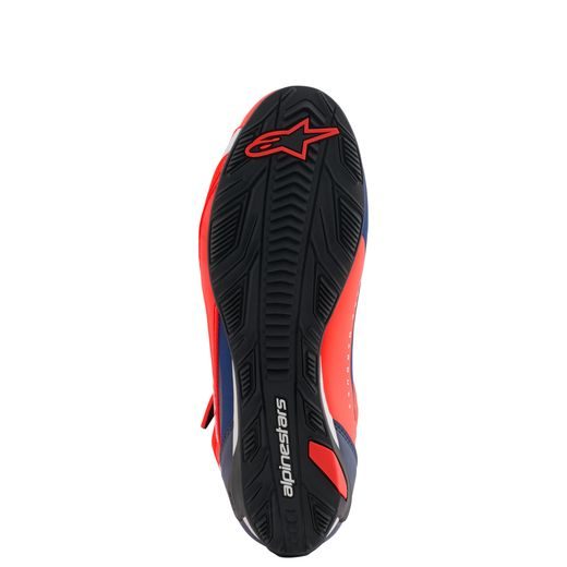 ALPINESTARS FASTER-4 MM93 KOLEKCIA – MOTOCYKLOVÉ TOPÁNKY NA CESTNÚ JAZDU (ČERVENÁ FLUO/MODRÁ/BIELA) 2025