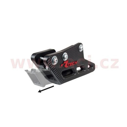 VODÍTKO REŤAZE R2.0 KAWASAKI, RTECH (ČIERNE)