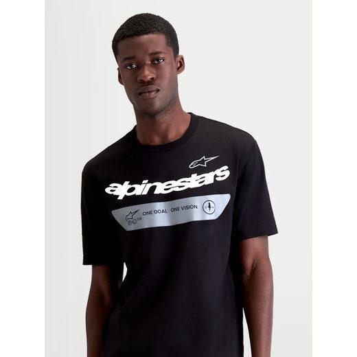 ALPINESTARS SINGULAR CSF – VOĽNOČASOVÉ MOTO TRIČKO (ČIERNA)