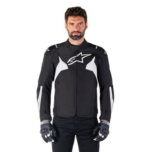 ALPINESTARS T-JAWS V4 WATERPROOF – MOTOCYKLOVÁ BUNDA NA CESTNÚ JAZDU (ČIERNA/BIELA) 2026