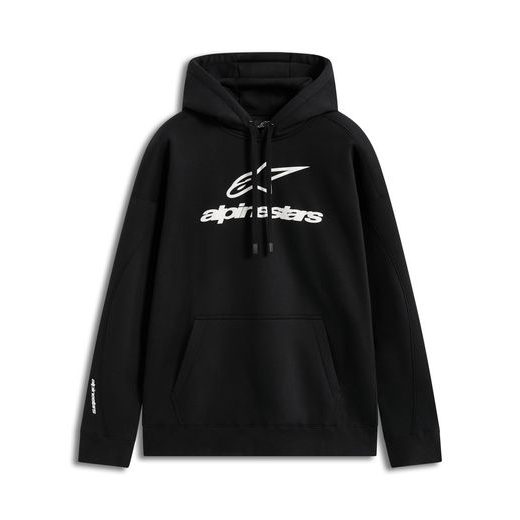 ALPINESTARS PRELUDE OVERSIZED HOODIE – VOĽNOČASOVÁ MOTO MIKINA (ČIERNA)
