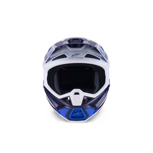 PRILBA SM7 RISE, ALPINESTARS (MODRÁ/BÍLÁ) 2026