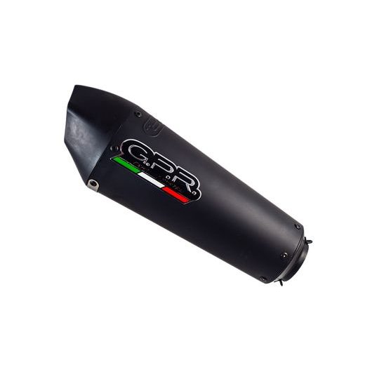 SLIP-ON EXHAUST GPR GPE ANN. CAN.8.GPAN.BLT TITANIUM MATTE BLACK INCLUDING REMOVABLE DB KILLER AND LINK PIPE