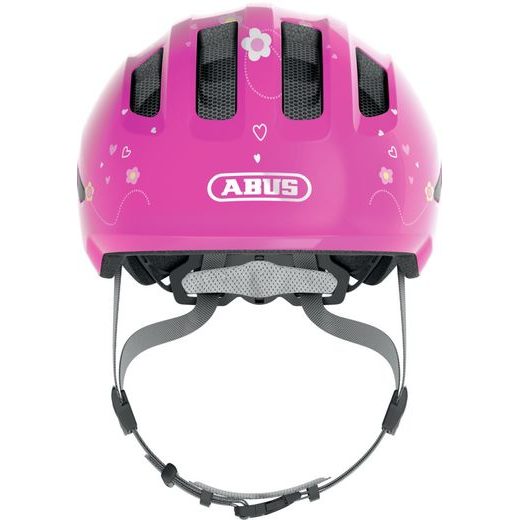 CYKLO PRILBA SMILEY 3.0 PINK BUTTERFLY, ABUS, DETSKÁ (RUŽOVÁ)