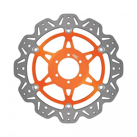 BRZDOVÝ KOTÚČ EBC VR614ORG POMARANČOVÁ