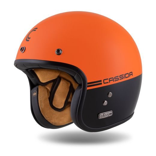 PŘILBA ESO SUPER HOOLIGAN, CASSIDA (ČERNÁ/ORANŽOVÁ PERLEŤ) 2025